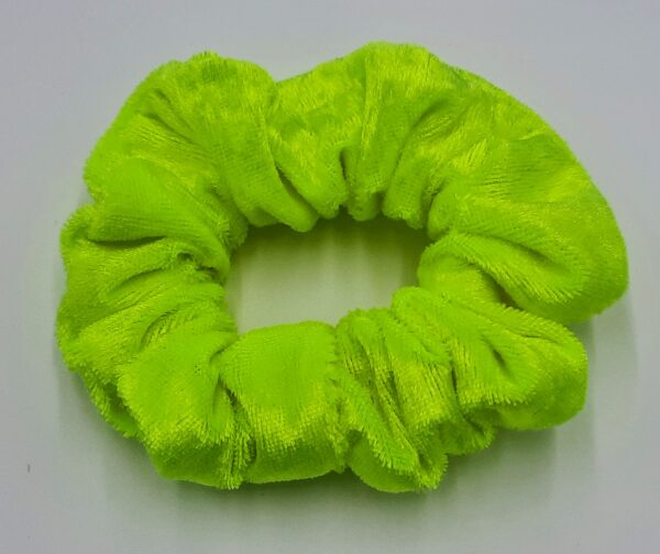 Einfarbige Haargummis , Scrunchies – Bild 4