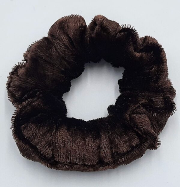 Einfarbige Haargummis , Scrunchies – Bild 18