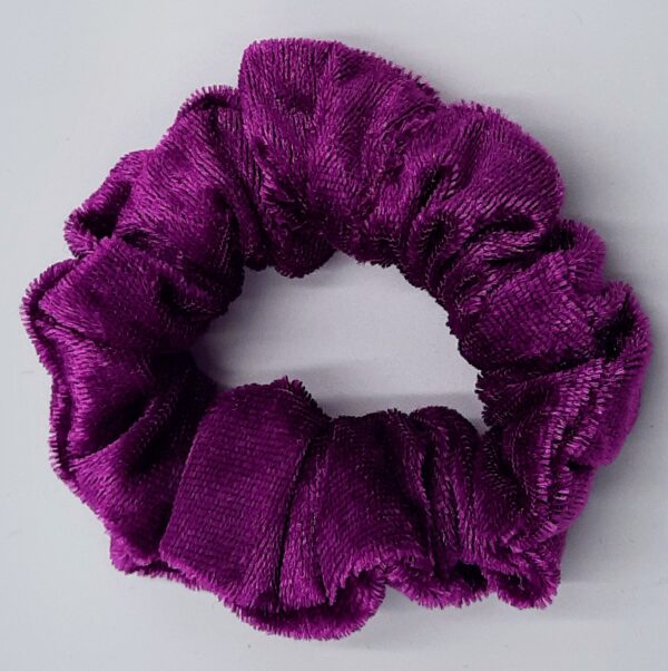 Einfarbige Haargummis , Scrunchies – Bild 30