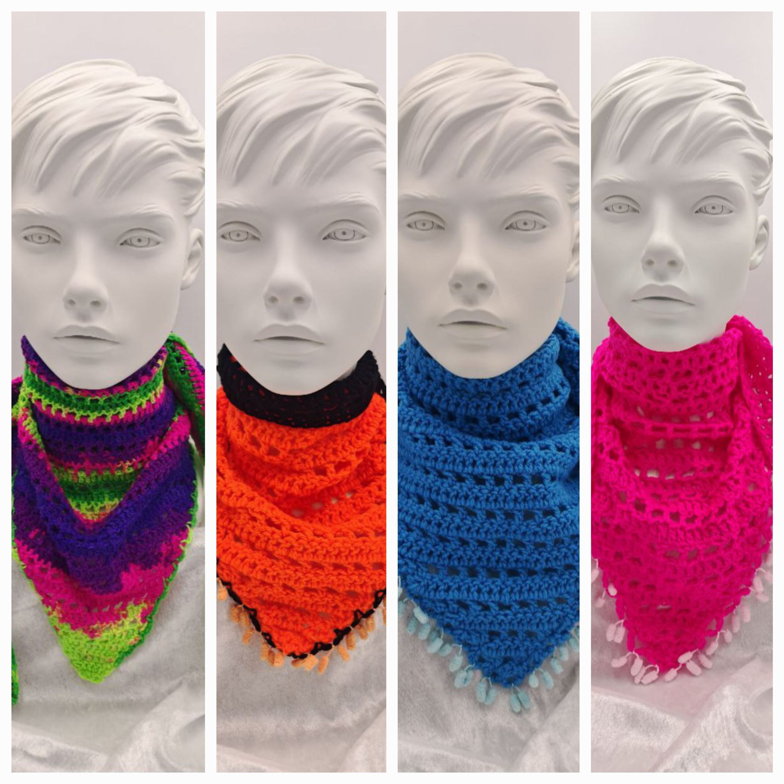 gehäkeltes Dreieckstuch