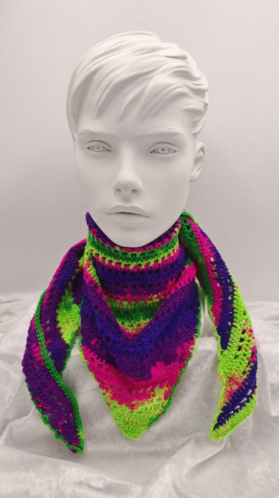 gehäkeltes Dreieckstuch – Bild 2