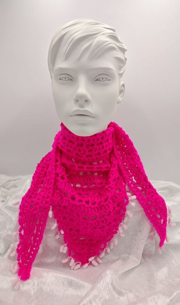 gehäkeltes Dreieckstuch – Bild 4